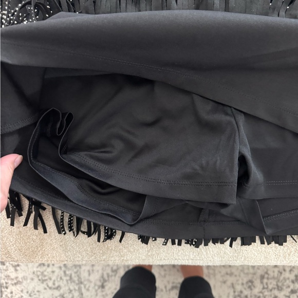 Blushing Brunette eye catcher fringe skort Never Worn ! - Picture 3 of 4